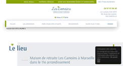 Desktop Screenshot of lescamoins.fr